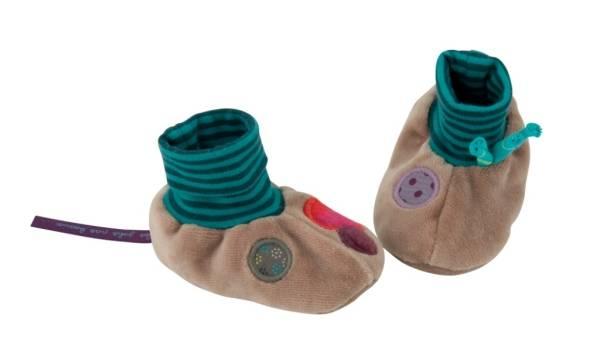 Moulin Roty Chaussons Gris Les Jolis Pas Beaux