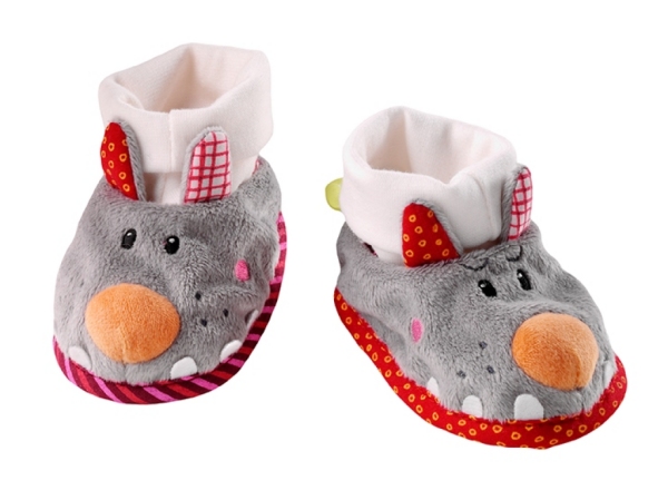 Lilliputiens Chaussons Loup Nicolas