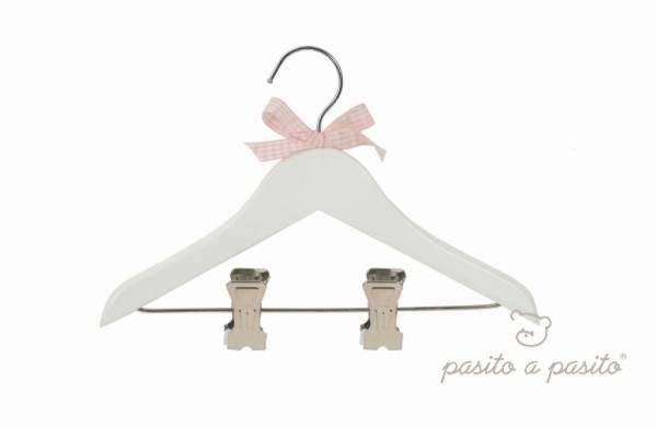 Pasito A Pasito Cintre Pinces Blanc et Rose