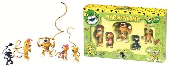 Plastoy Coffret 5 Figurines Marsupilami