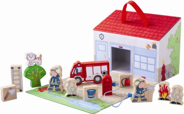 Haba Coffret de Jeu Chez les Pompiers