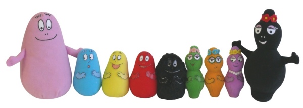 Jemini Coffret la Famille Barbapapa - 9 personnages