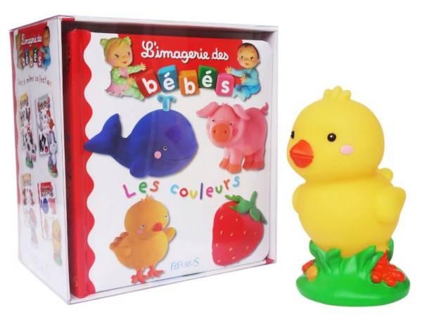 Fleurus Coffret Livre Les Couleurs et Figurine Poussin