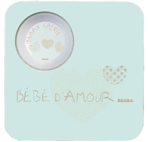 Beaba Coffret Repas Bébé d'Amour Poudré Bleu