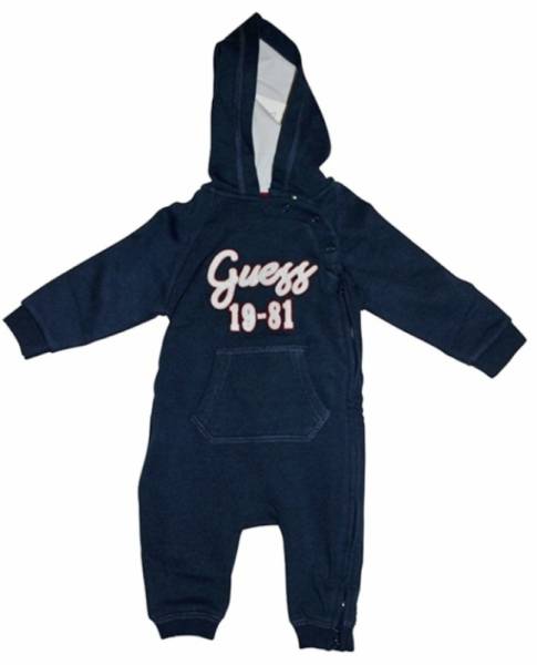 Guess Enfant Combinaison à Capuche Bleu Marine 36 mois