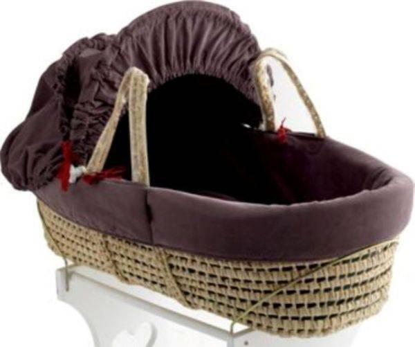 Bébé Chocolat Couffin Chaton avec Canopy