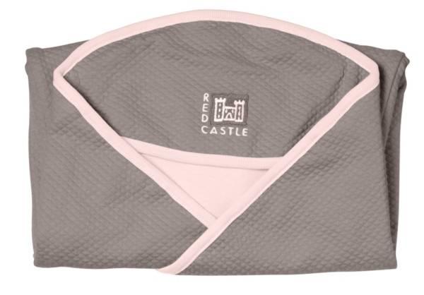 Red Castle Couverture Babynomade Coton Taupe Rose Taille 1
