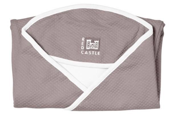 Red Castle Couverture Babynomade Taupe Blanc Coton Taille 2