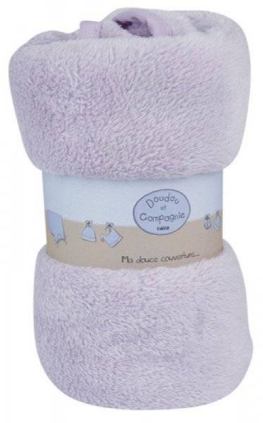 Doudou et Compagnie Couverture Polaire Douceur Violette