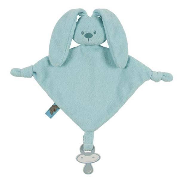 Nattou Doudou Lapin Lapidou Turquoise