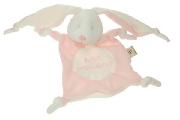 Les Petites Marie Doudou Lapin Rose - 20 cm Les Petites Marie Doudou Lapin Rose - 20 cm