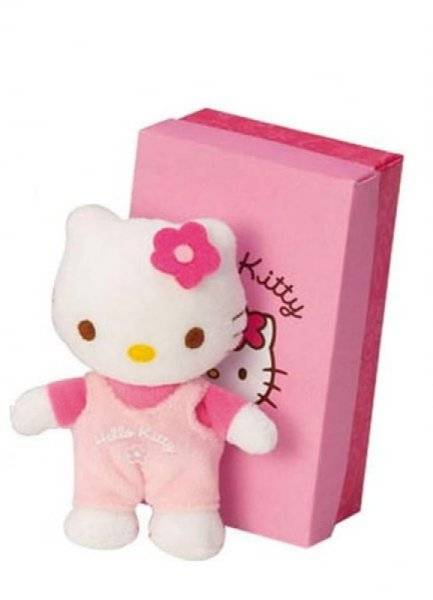 Augusta Du Bay Doudou Mini Hello Kitty Rose - 10 cm Augusta Du Bay Doudou Mini Hello Kitty Rose - 10 cm