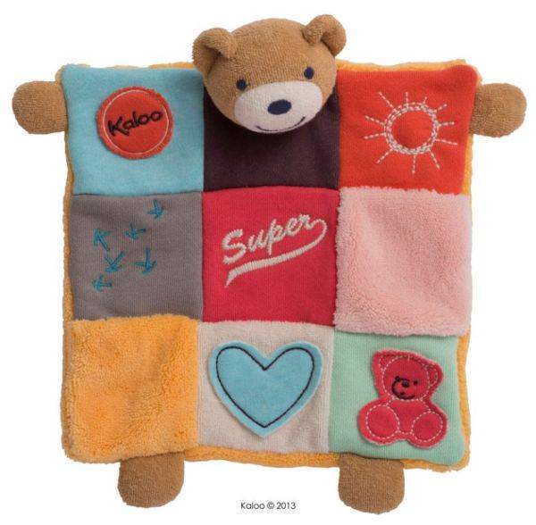 Kaloo Doudou Ours Patchwork Sweet Life