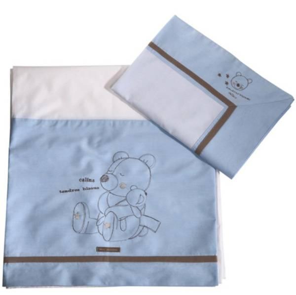 Absorba Drap de Lit et Taie Calins Ciel