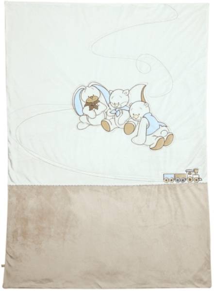 Noukies Edredon Oscar et Léon beige