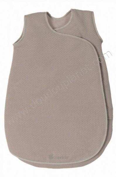 Candide Gigoteuse Cache Coeur Ouatiné Taupe - 55 cm