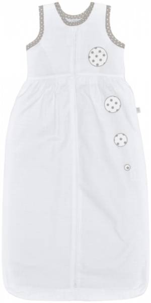 Red Castle Gigoteuse Légère Blanche Vintage Pois Beige 90 cm TOG0.5