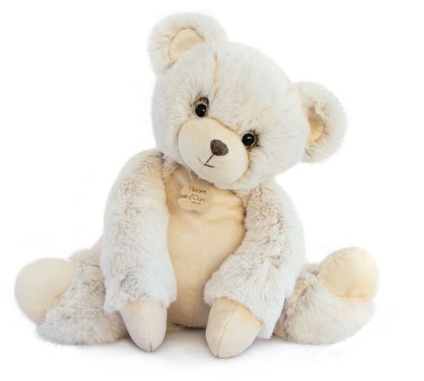 Histoire d Ours Peluche Ours Ecru Softy - 45 cm