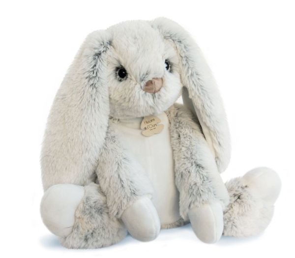 Histoire d Ours Peluche Lapin Perle Softy - 45 cm