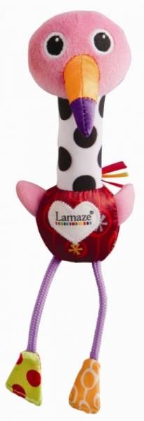 Lamaze Hochet Flamant Rose Cheery