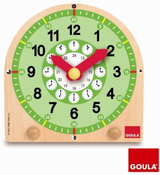 Goula Horloge Educative