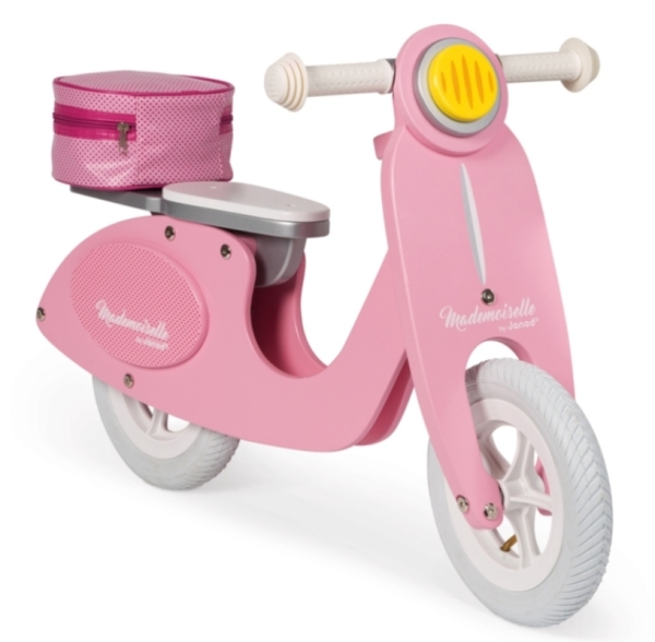 Janod Draisienne Scooter Rose Mademoiselle
