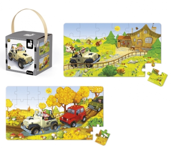 Janod Puzzles Le 4x4 de Jack