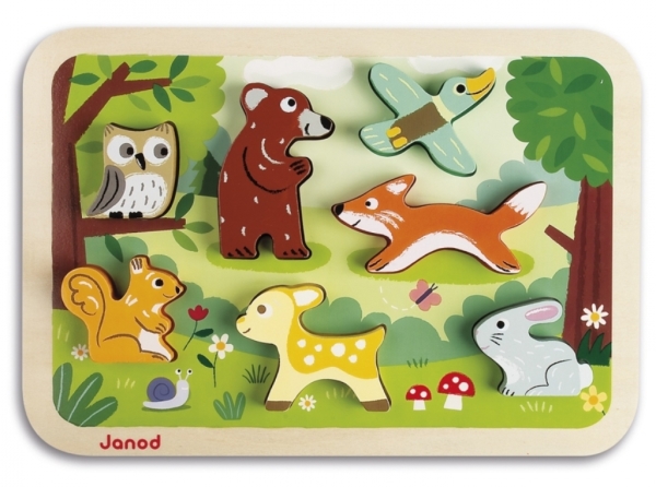 Janod Puzzle Chunky Forêt