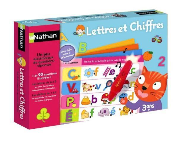 Nathan Jeux Jeu Electronique Lettres et Chiffres