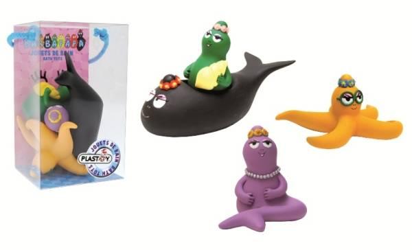 Plastoy Jouet de Bain Barbapapa Set 4