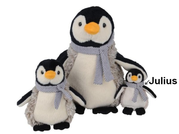 Bukowski Peluche Pingouin Julius - 15 cm