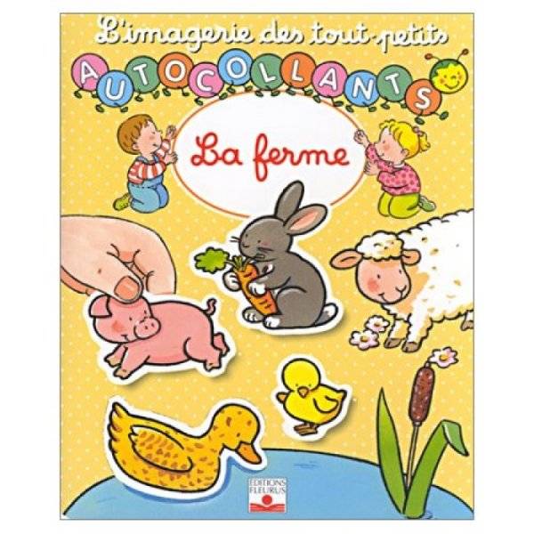 Fleurus Livre autocollants La Ferme L'Imagerie des tout-petits