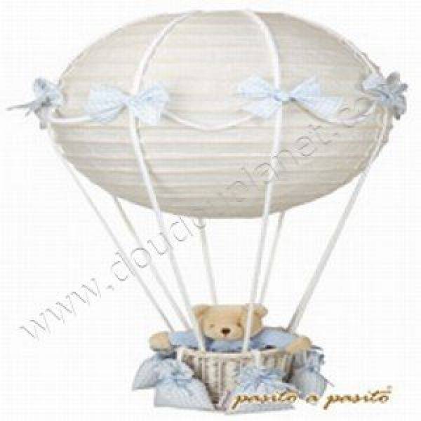 Pasito A Pasito Lampe Montgolfière Ourson Bleu ancien modèle