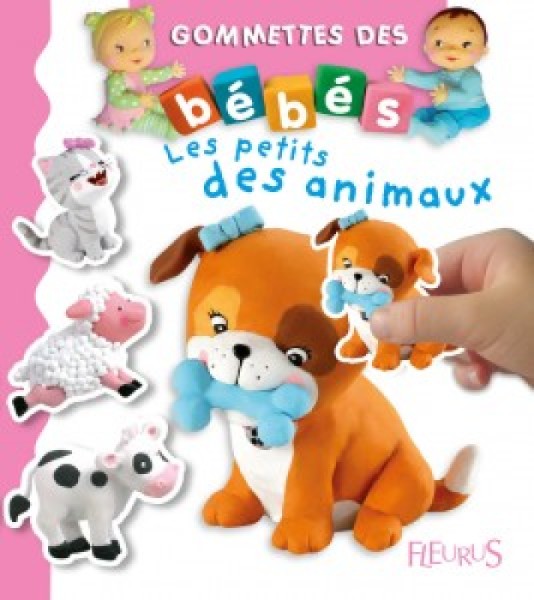 Fleurus Livre Gommettes des Bébés Les Petits des Animaux