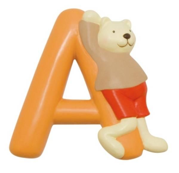 Moulin Roty Lettre Alphabet A Orange La Grande Famille