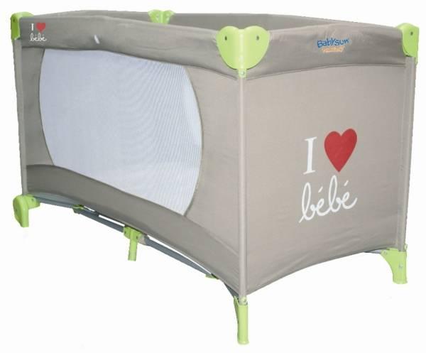 Babysun Nursery Lit Parapluie I Love Bébé
