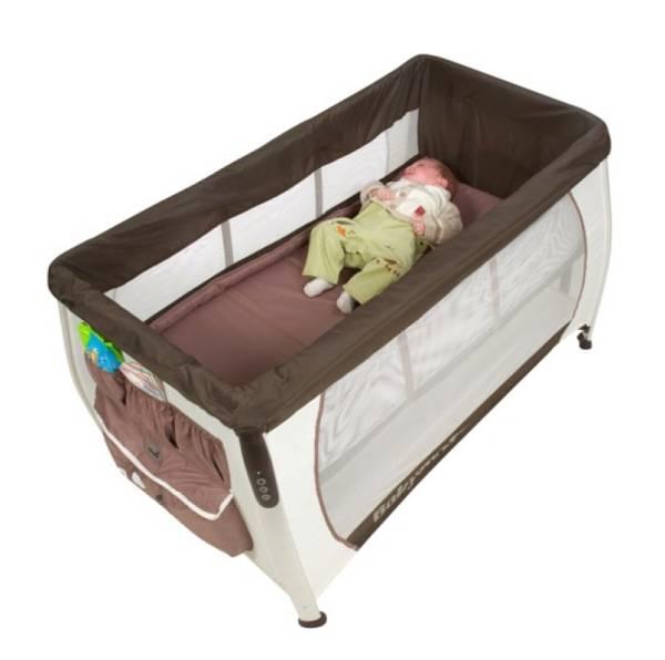 Babymoov Lit Parapluie Silver Dream Chocolat Blanc