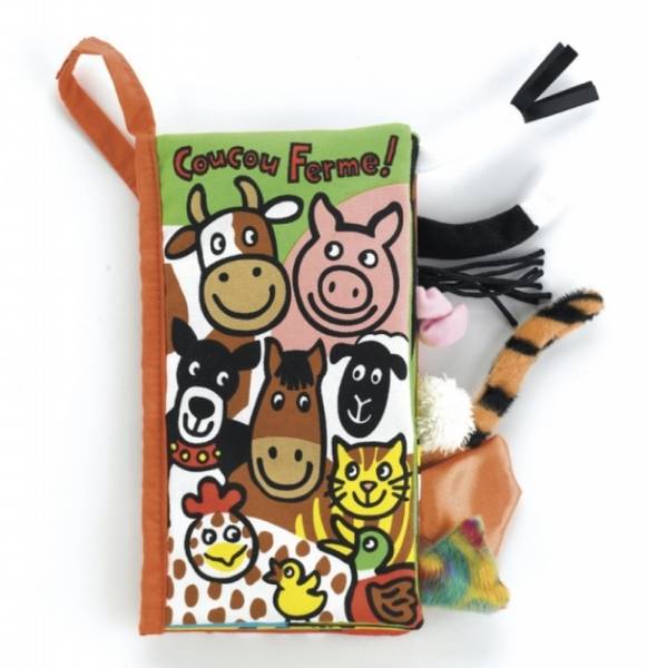 Jellycat Livre Eveil Coucou Ferme Jellycat Livre Eveil Coucou Ferme