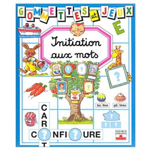 Fleurus Livre Gommettes et Jeux Initiation aux Mots