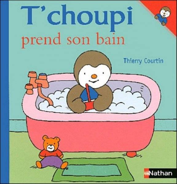 Nathan Livre Livre Tchoupi Prend son Bain