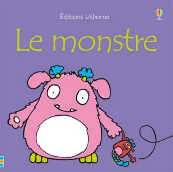 Editions Usborne Livre Tissu Le Monstre