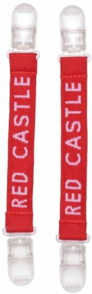 Red Castle Lot de 2 Attaches Crococlips Rouge