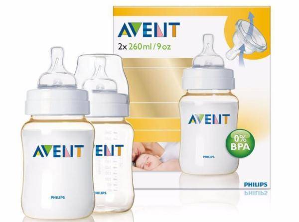 Philips Avent Lot de 2 Biberons 260 ml sans Bisphénol