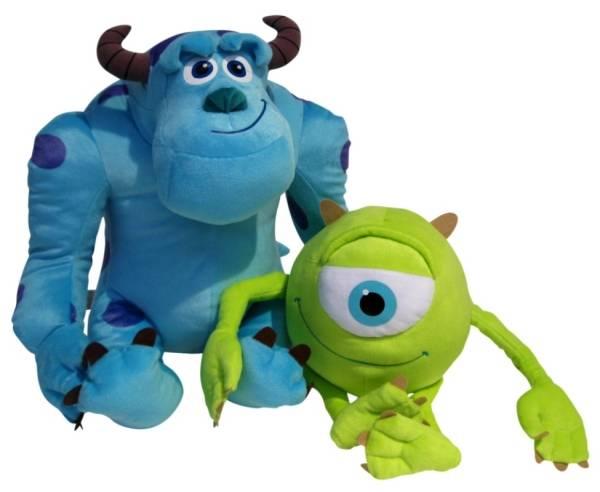 Disney Lot de 2 Peluches Monstres et Cie