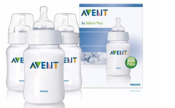 Philips Avent Lot de 3 Biberons 260 ml Sans Bisphénol A