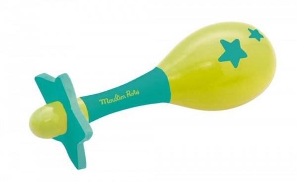 Moulin Roty Maracas Verte Dragobert