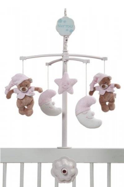 Nattou Mobile Musical Rose Bibou