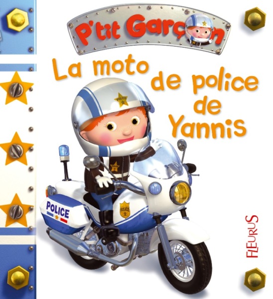 Fleurus Livre La Moto de Police de Yannis Petit Garçon