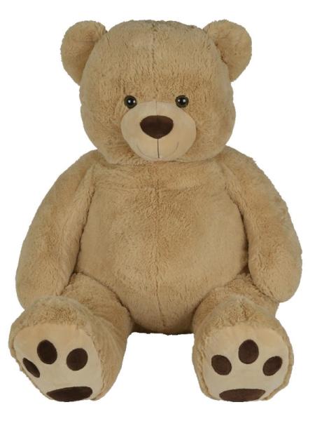 Nicotoy Peluche ours beige 135 cm Doudouplanet Livraison Gratuite 24 48h