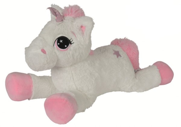  Peluche Licorne Couchée - 80 cm